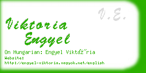 viktoria engyel business card